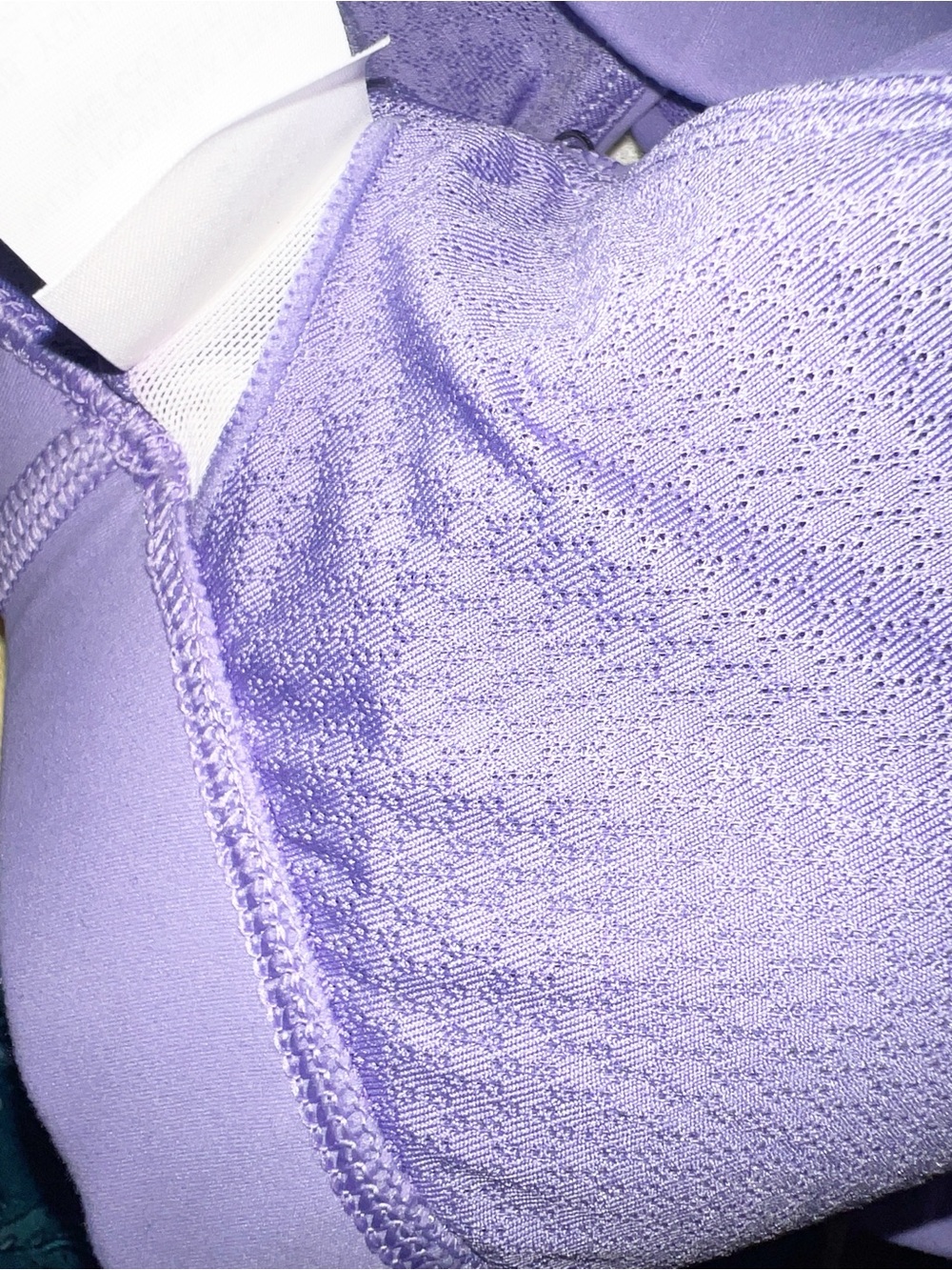 Vuori Lavender Scoop Ultra Violet Seamless Light Support Daily Bra Sports Bra - Picture 8 of 11